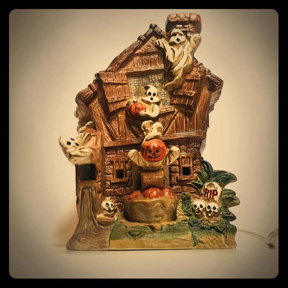 Other - Vintage Pacific Rim Spooky Haunted House Lamp